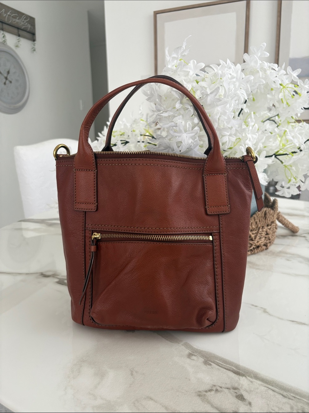 Leather Tote Bag in Brown - Classic Everyday Carry